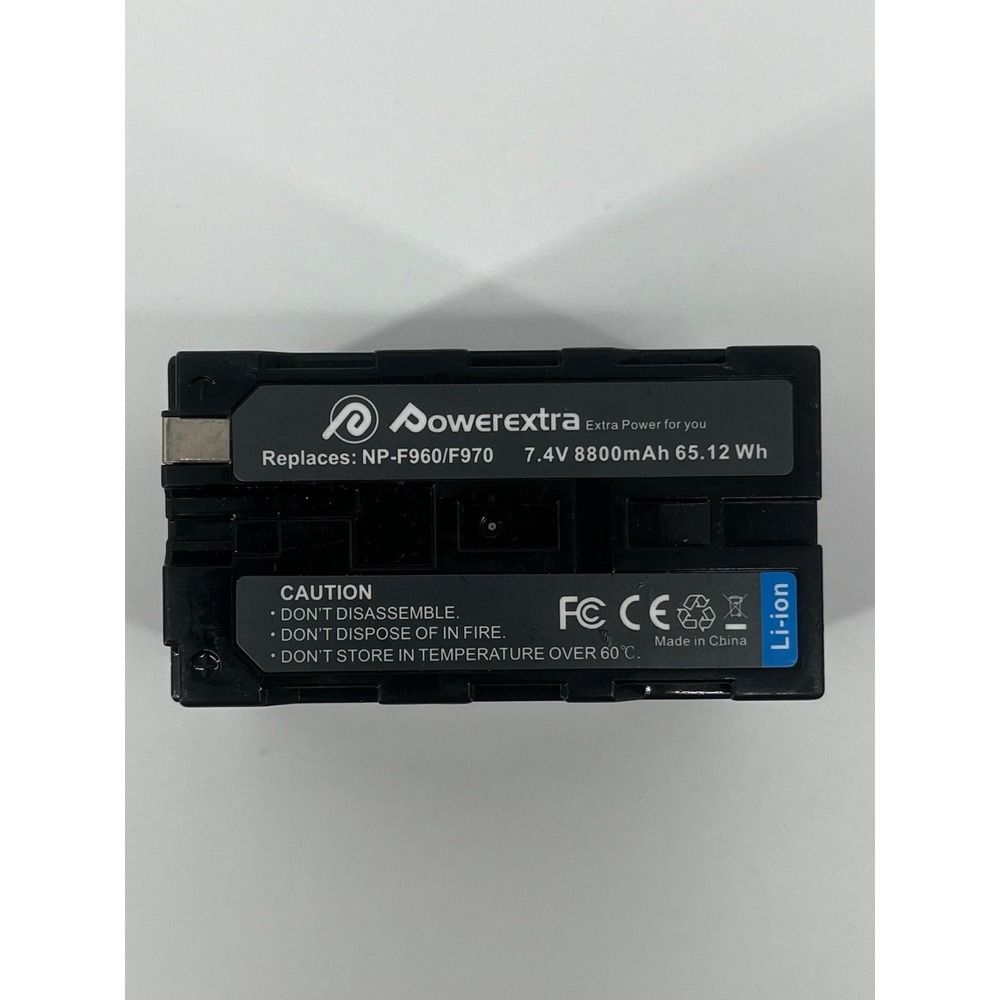Powerextra‎ NP-F960/F970 Replacement  Battery  for Sony 7.4V